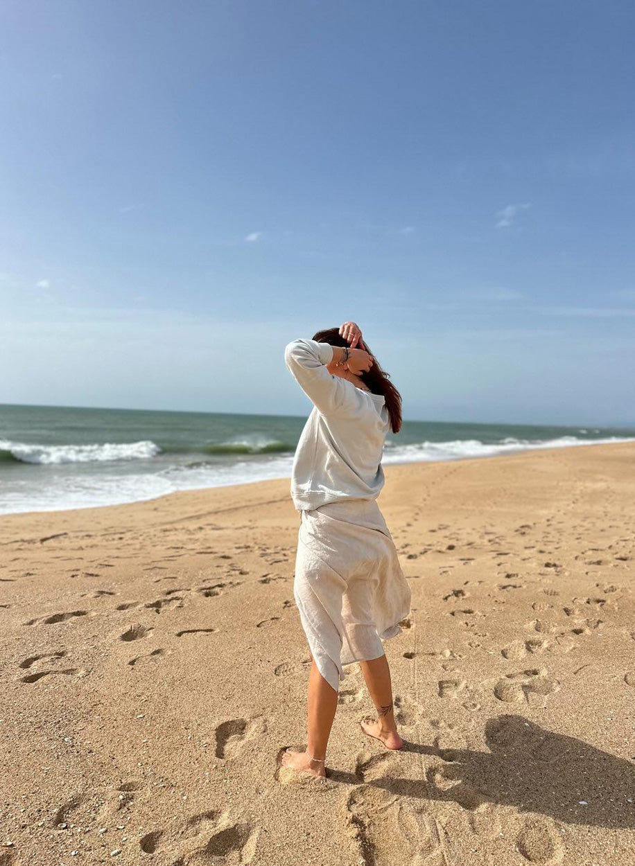 Linen skirt