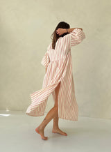 Mušelínové šaty - Maya dress stripe