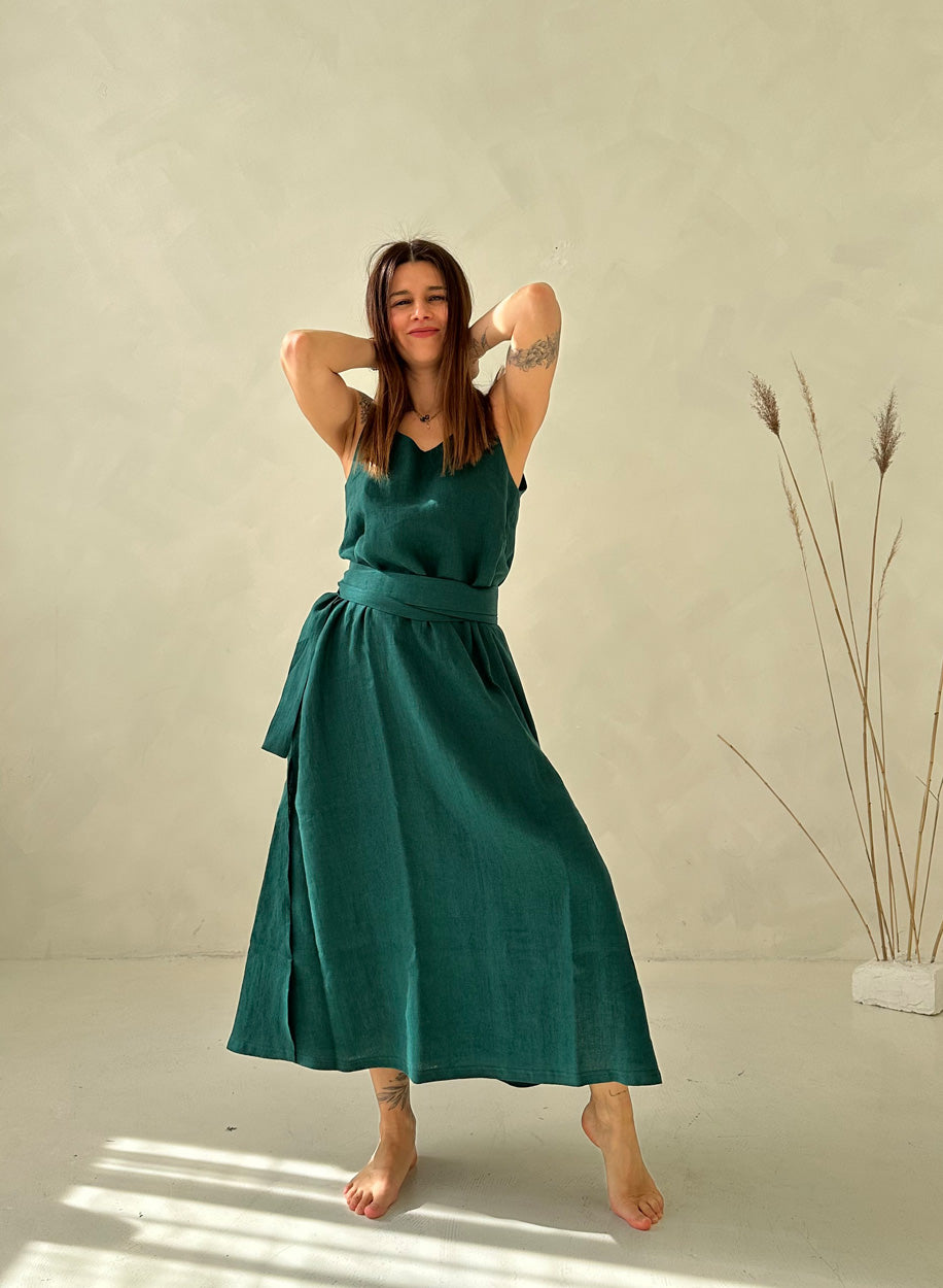 Estell linen dress