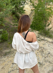 Linen kimono