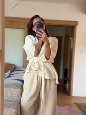 Mušelínový set