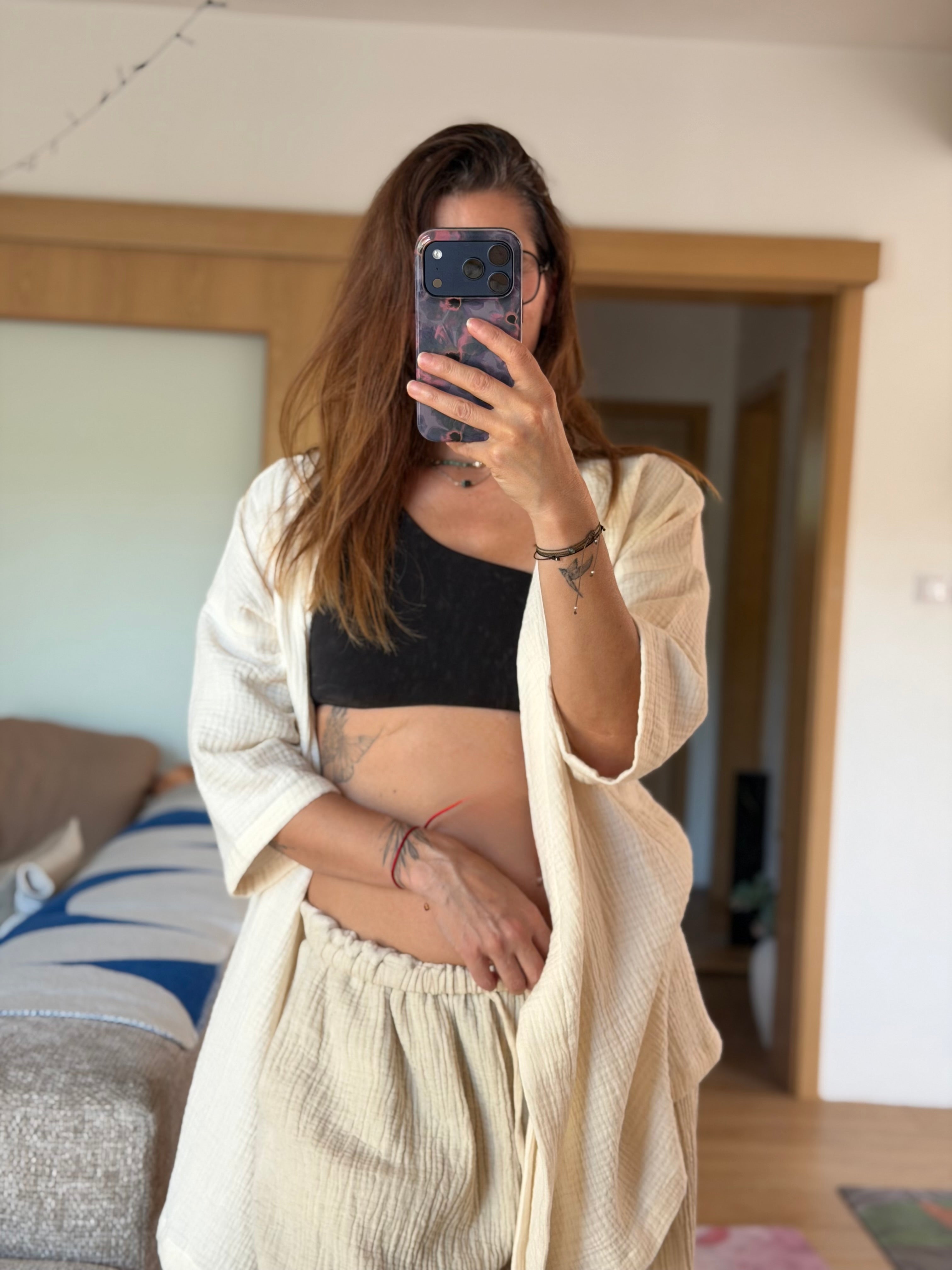 Mušelínový set