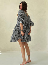 Mušelínové šaty - Sara vichy dress