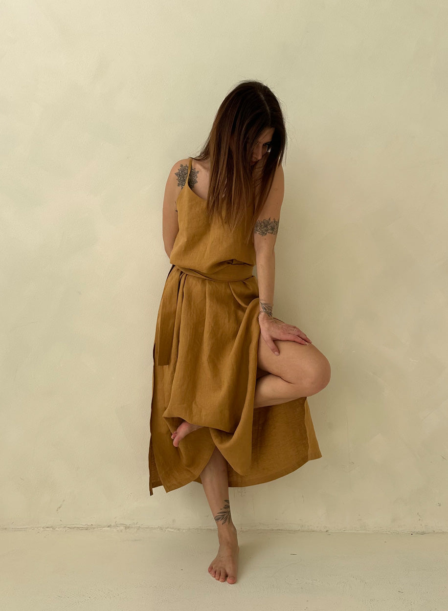 Estell linen dress