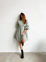 Sara poplin dress