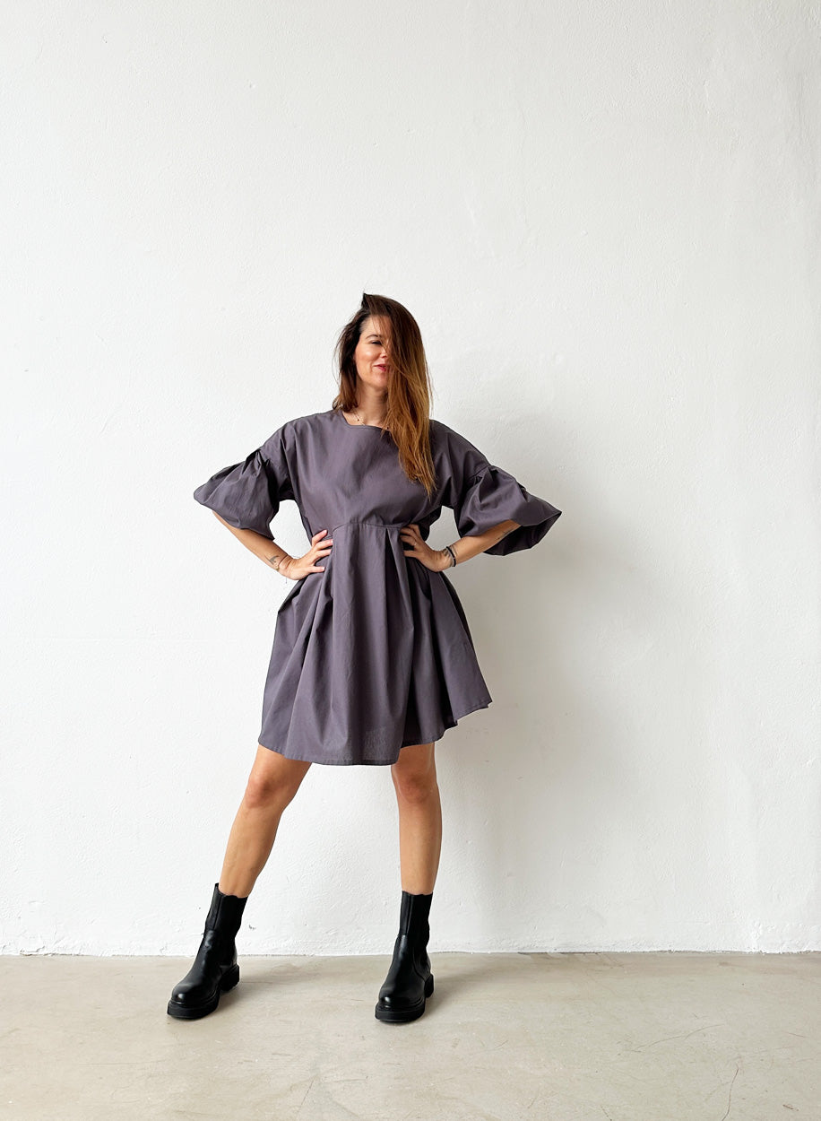 Sara poplin dress