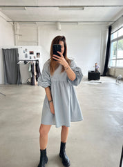 Sara poplin dress