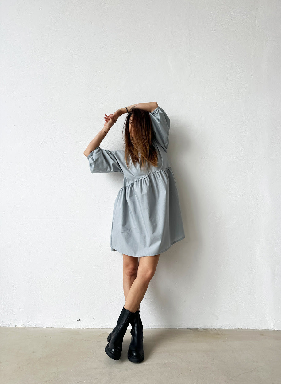 Sara poplin dress