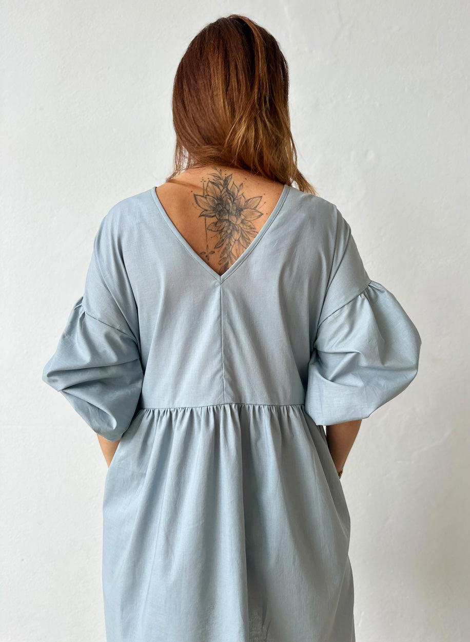 Sara poplin dress