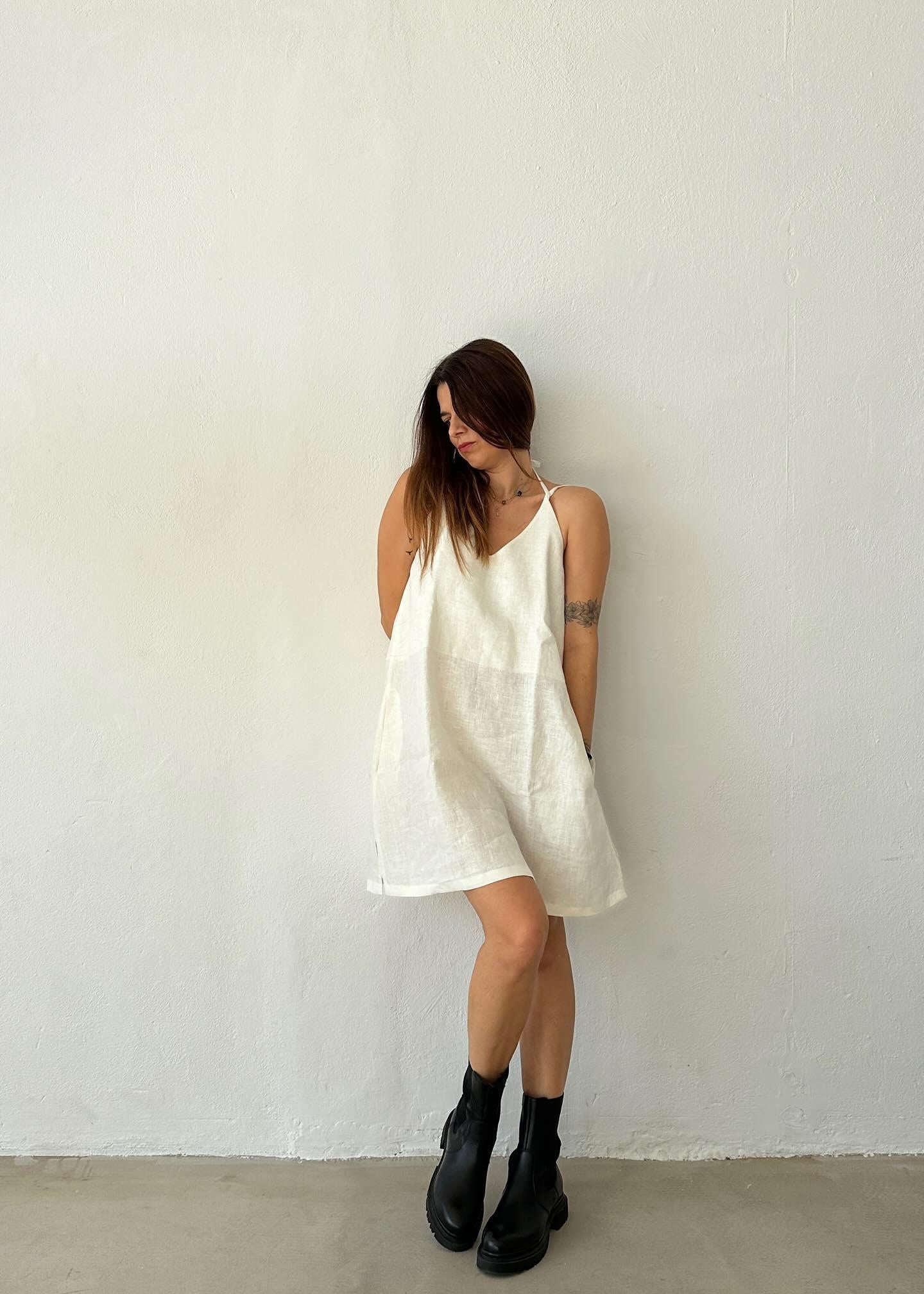 Lněné šaty - Gina dress mini