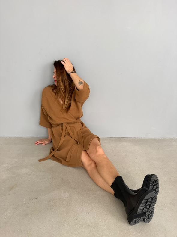 Mušelínové kimono - midi