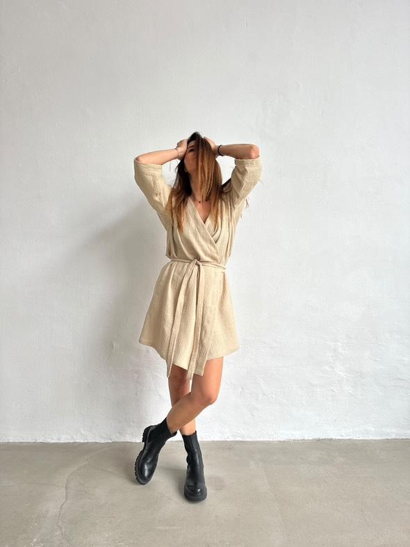 Mušelínové kimono - midi