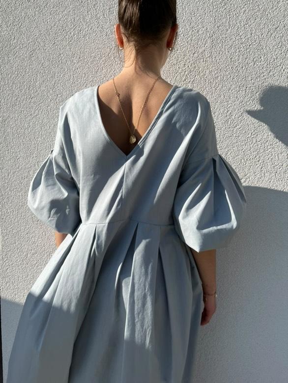 Sara poplin dress