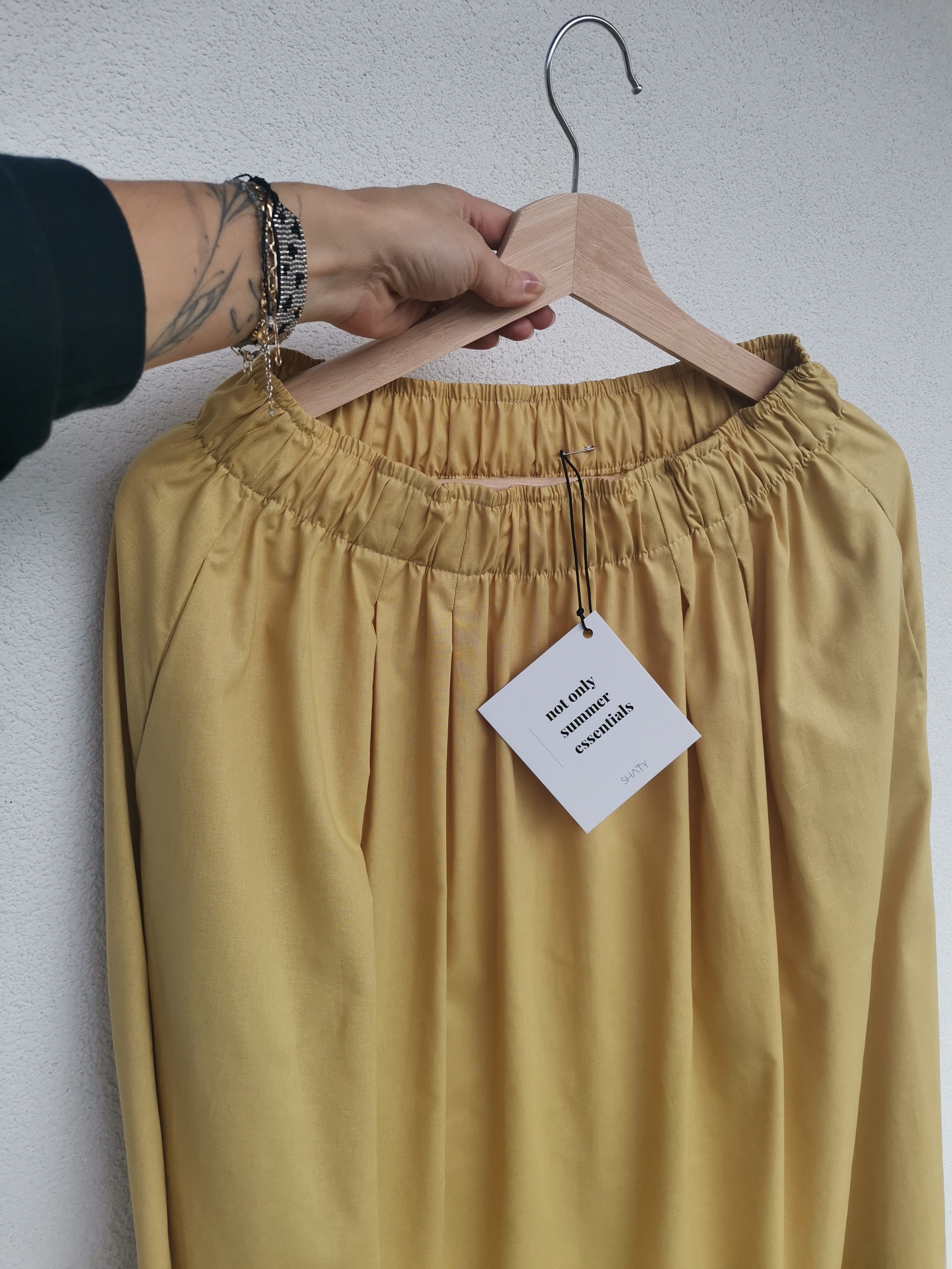 Popelínová sukně - midi skirt