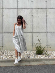 Bavlněné šaty Estella stripe