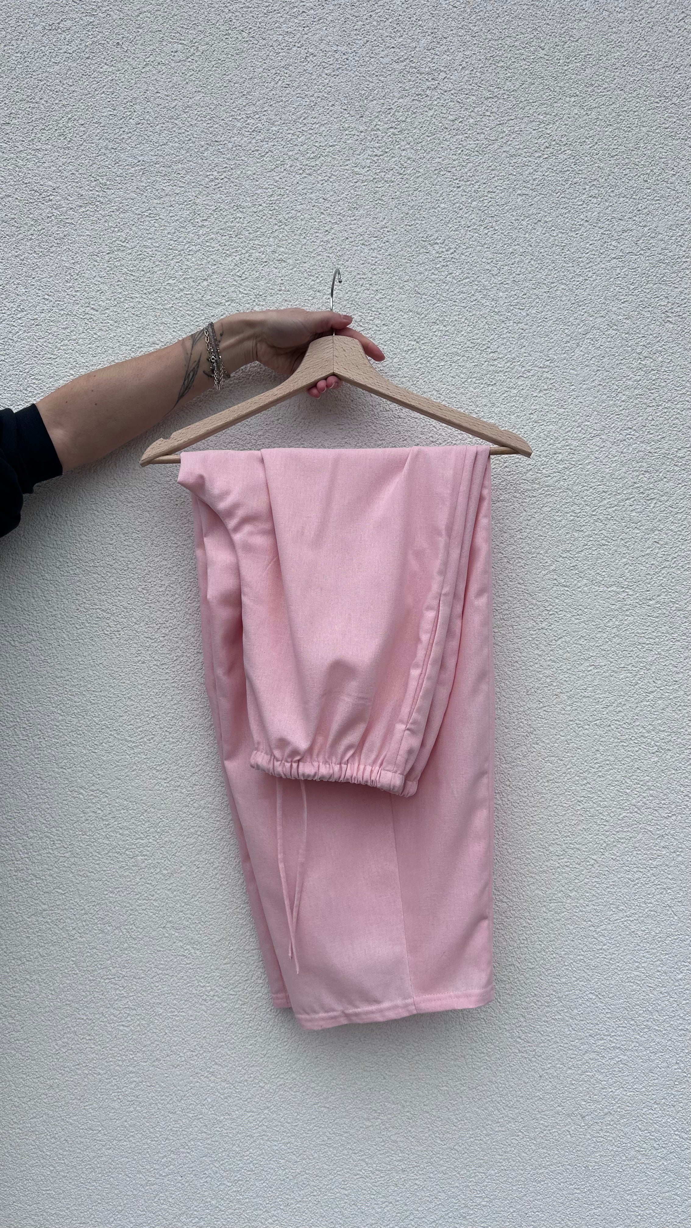 Kalhoty zúžené len s bavlnou