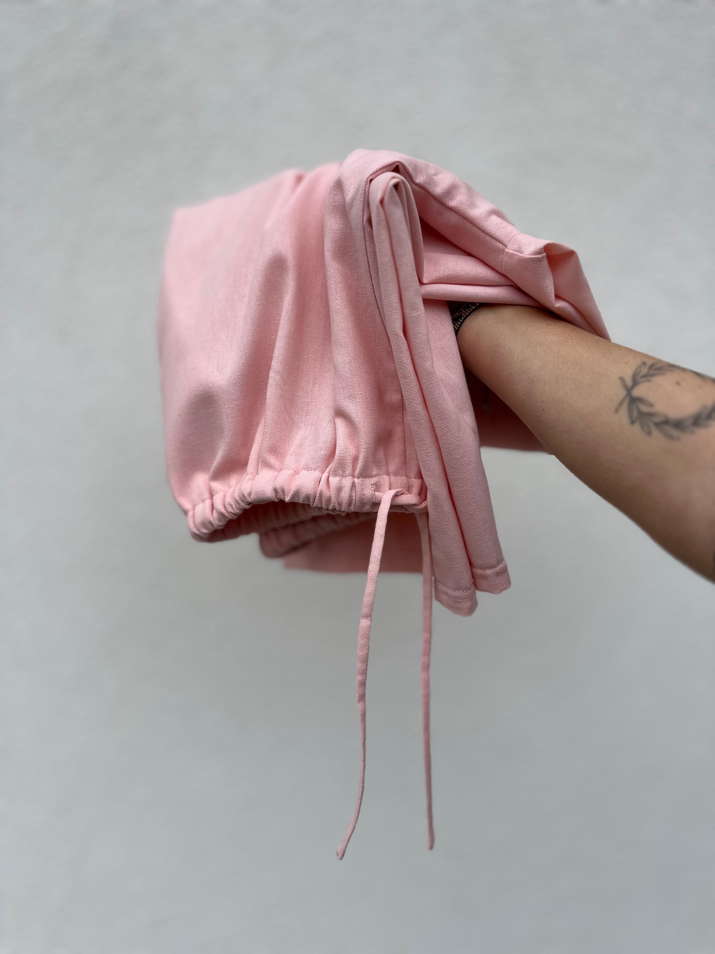 Kalhoty zúžené len s bavlnou