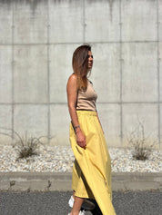 Popelínová sukně - midi skirt