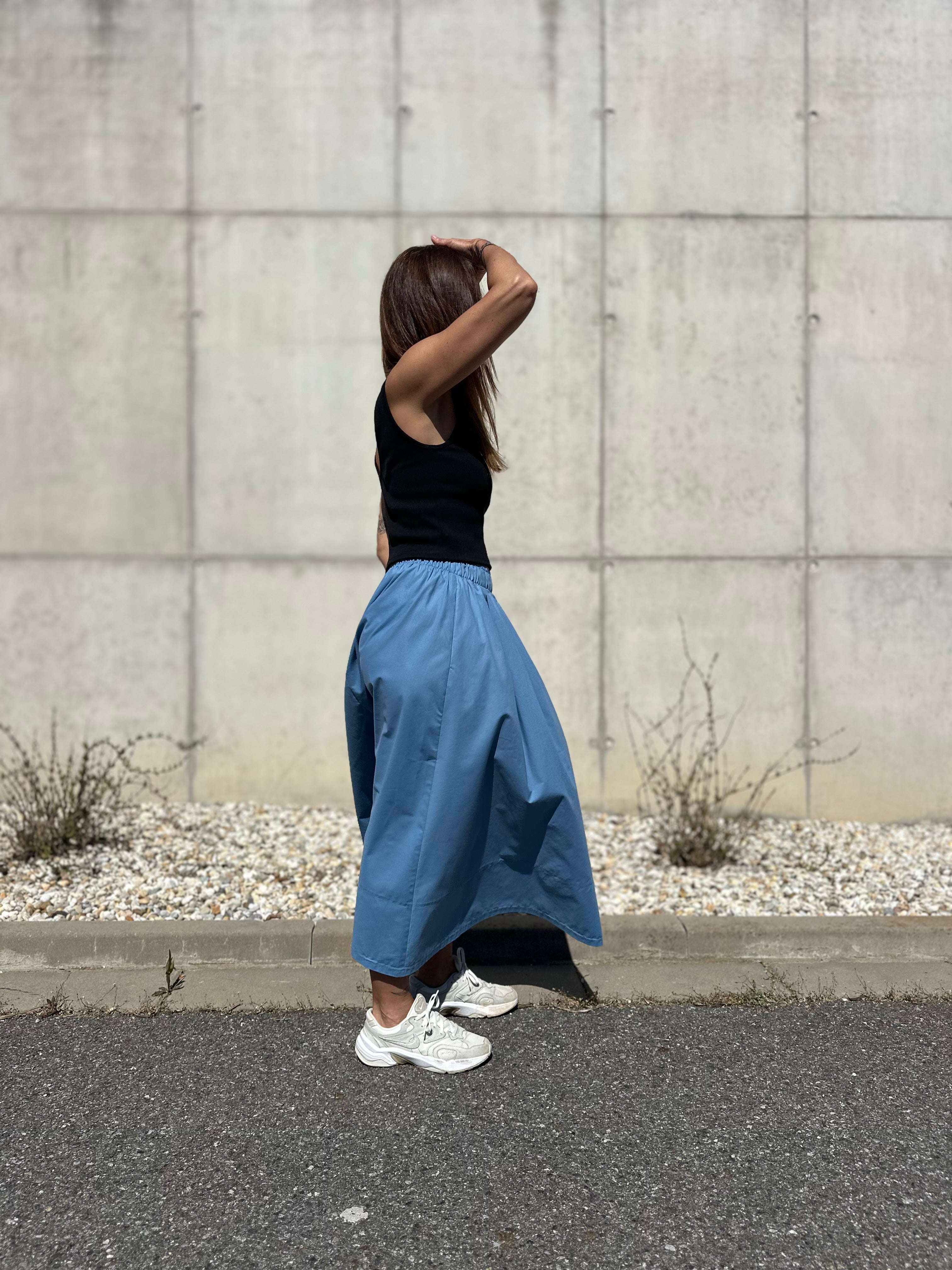 Popelínová sukně - midi skirt - shatty hned