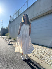 Bavlněné šaty Estella stripe