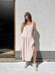Bavlněné šaty Estella stripe
