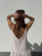 Bavlněné šaty Estella stripe