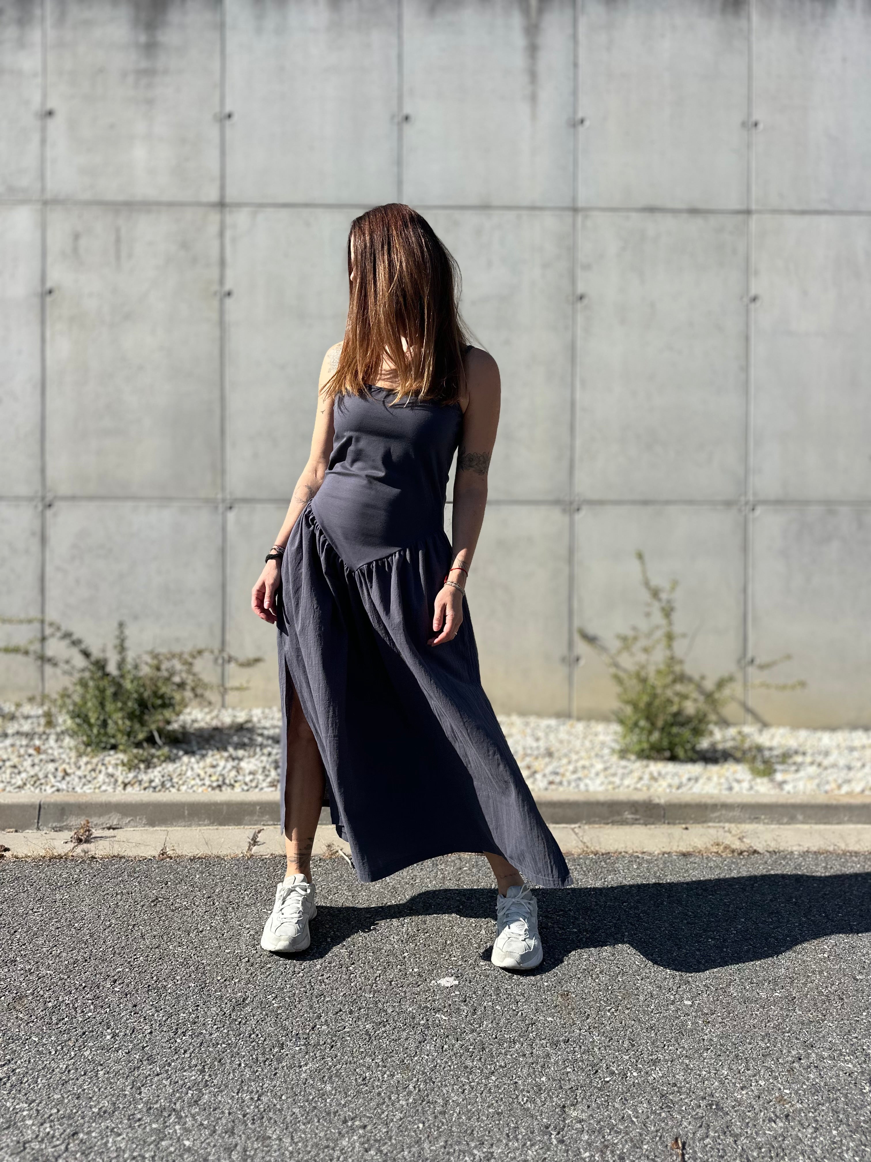 Bavlněné kombinované šaty - Alma dress