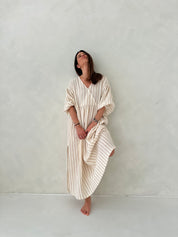 Maya dress stripe