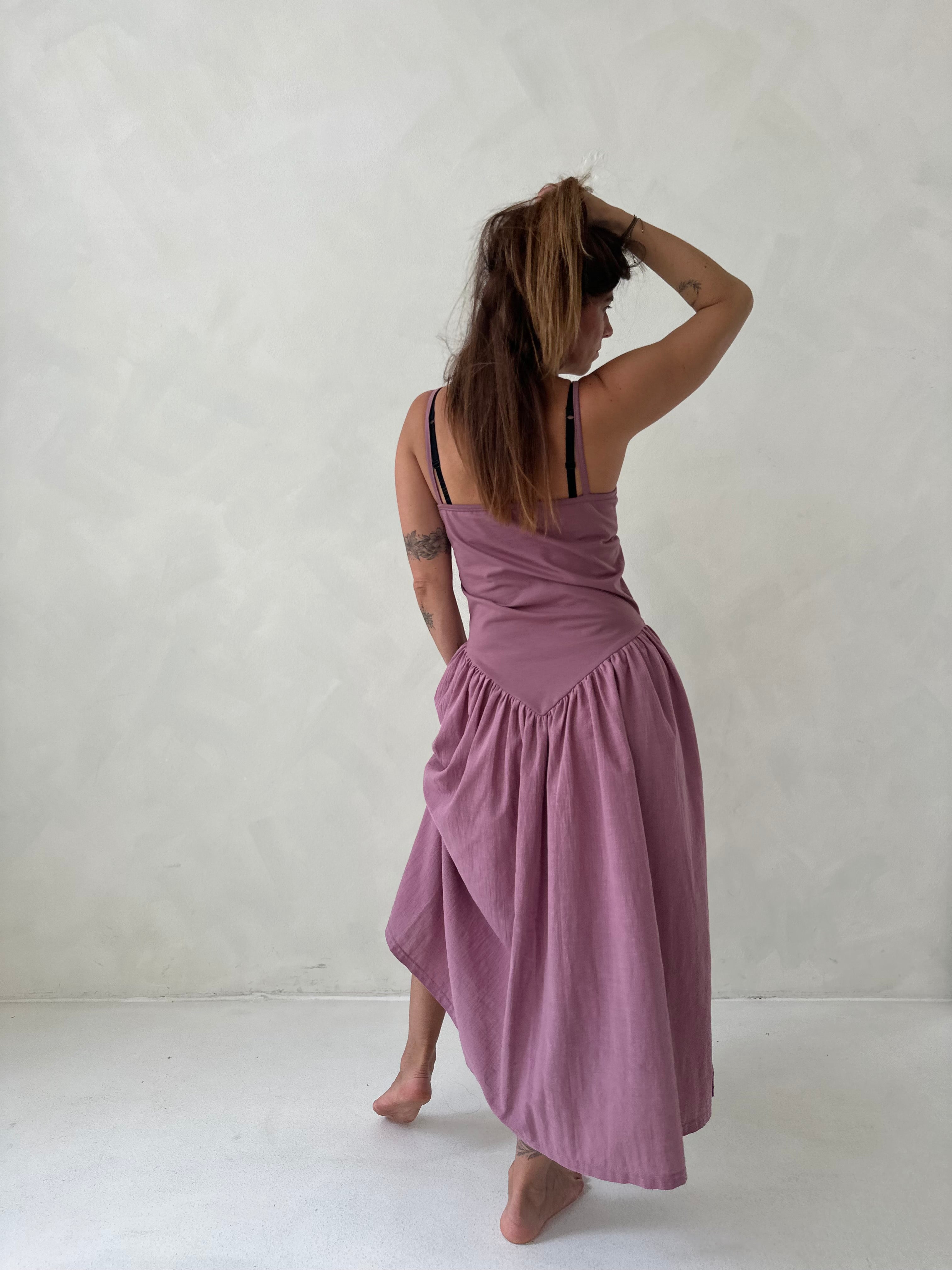 Bavlněné kombinované šaty - Alma dress