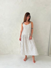 Bavlněné šaty Estella stripe