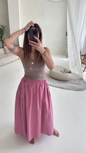 Sukně z washed bavlny