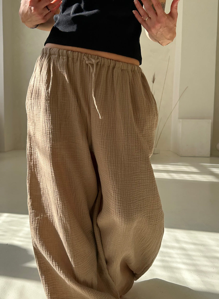 Mušelínové kalhoty