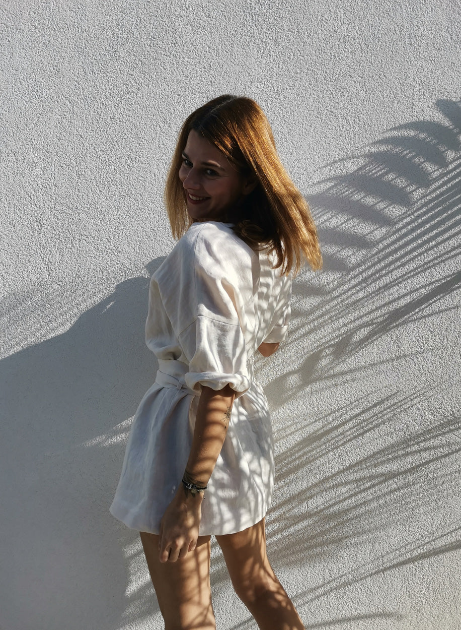 Linen kimono