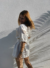 Linen kimono