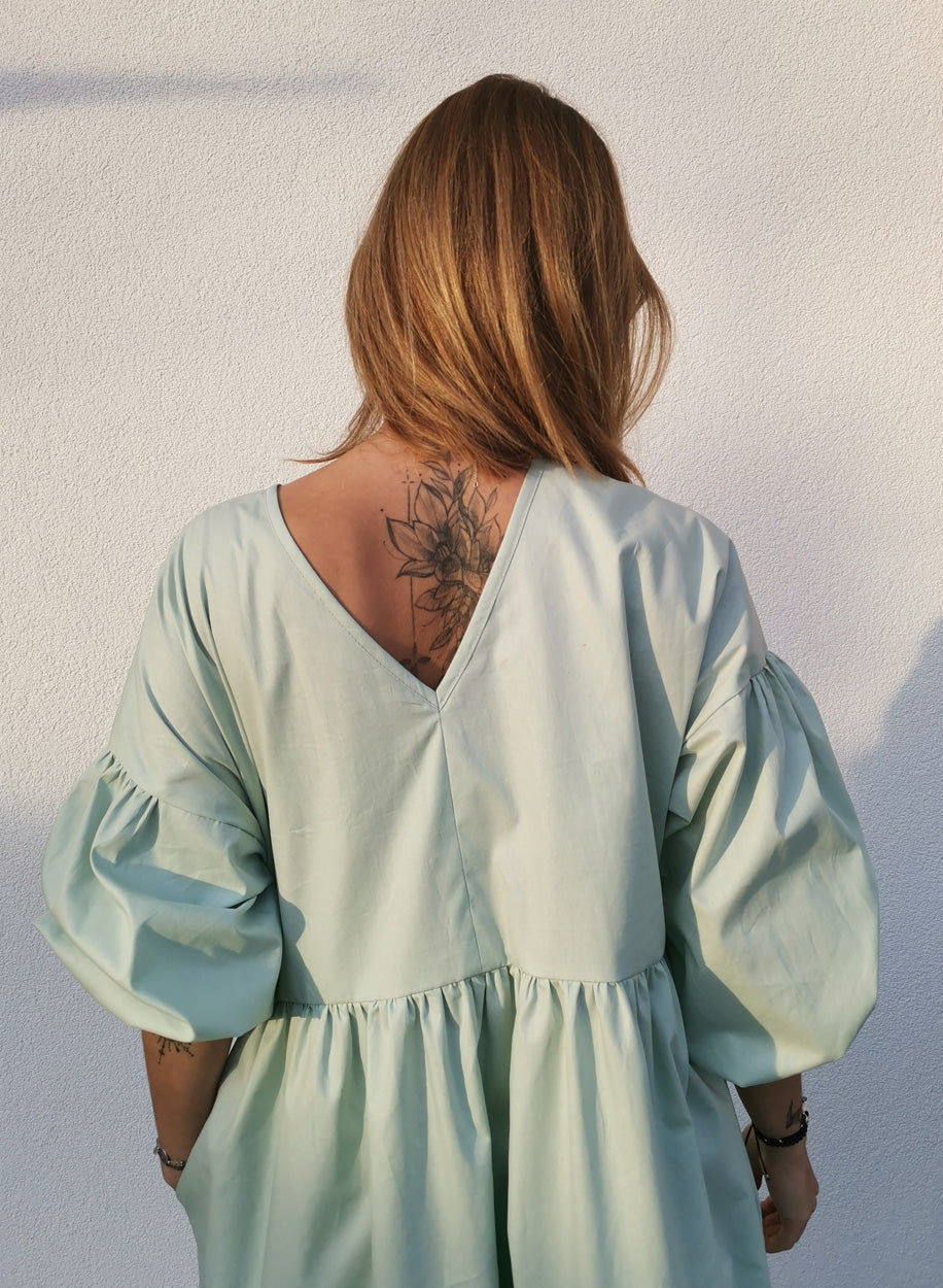 Sara poplin dress