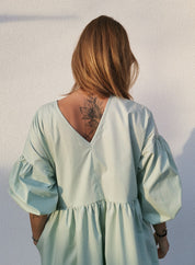 Sara poplin dress