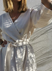 Linen kimono