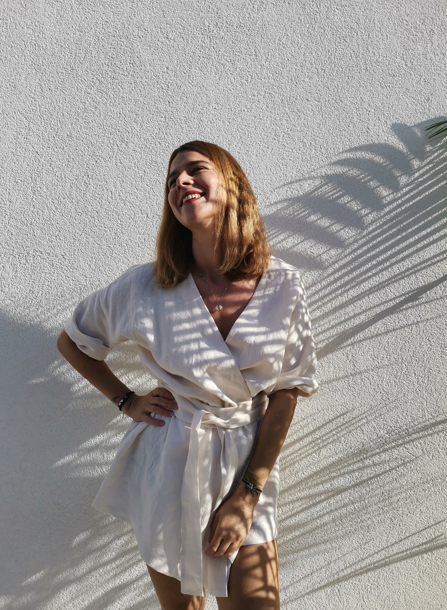Linen kimono