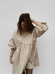 Sara poplin dress