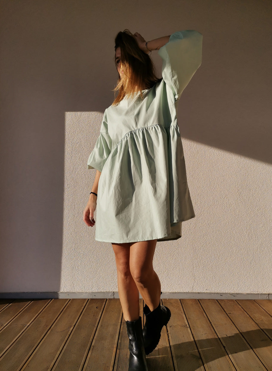 Sara poplin dress