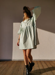 Sara poplin dress